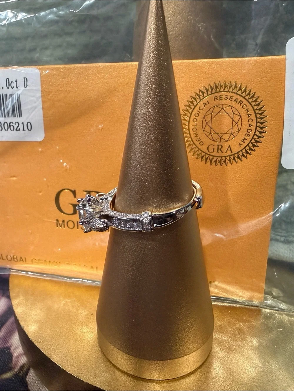 N/A moissanite ring